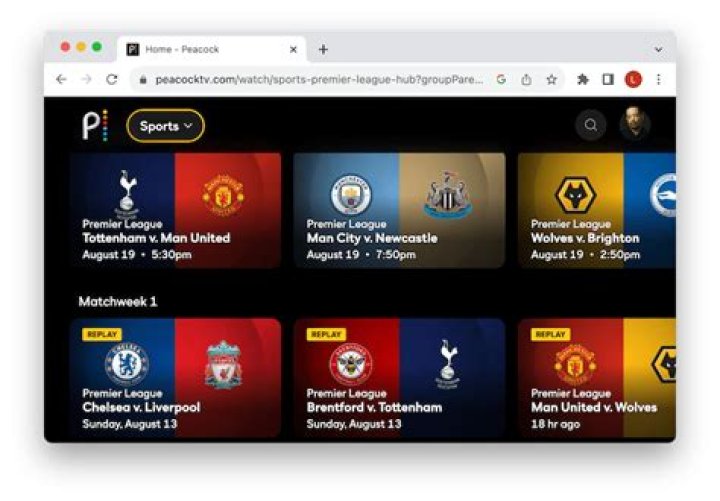Top Premier League Matches to Watch on Peacock TV This Season